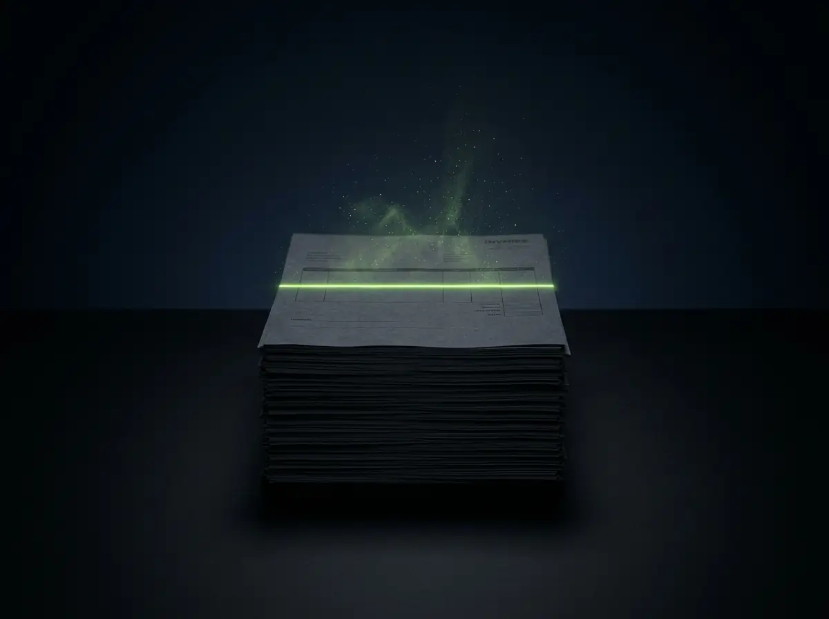 Illustrative render: Invoice OCR, matching & approvals